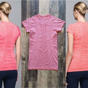 Lululemon Swiftly Tech Pink Short Sleeve Tee - Size 4